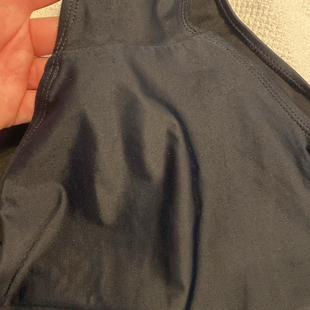 Kindred Bravely Black Ruffle Wrap Maternity & Nursing One Piece Swimsuit L - Picture 15 of 16